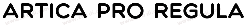 Artica Pro Regular字体转换